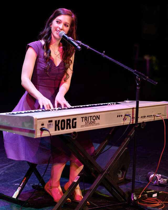 Maggie McClure at the La Mirada Theatre in La Mirada, California, on Saturday, March 16, 2019. Maggie opened for Paul Reiser.