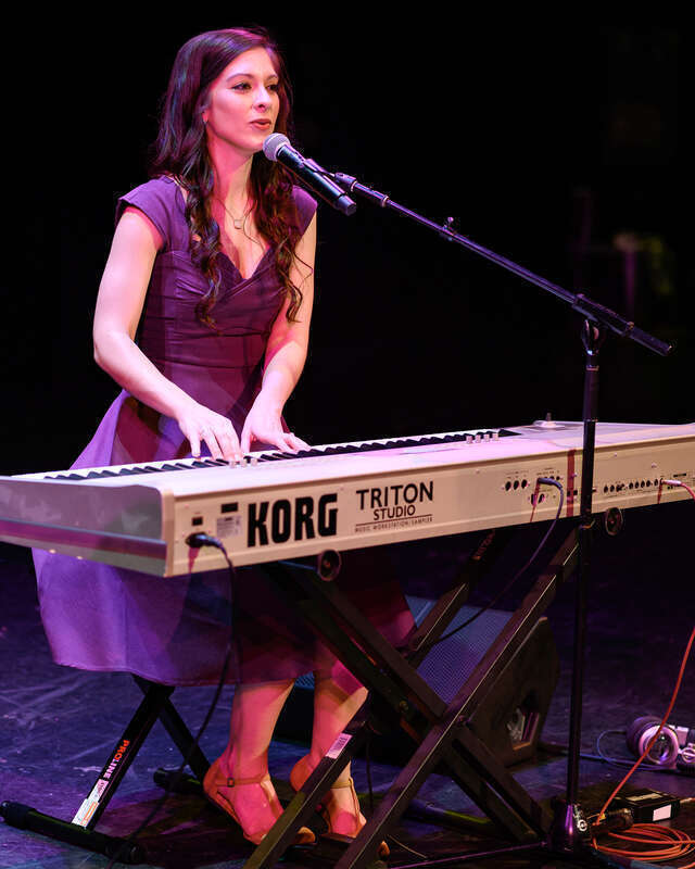 Maggie McClure at the La Mirada Theatre in La Mirada, California, on Saturday, March 16, 2019. Maggie opened for Paul Reiser.