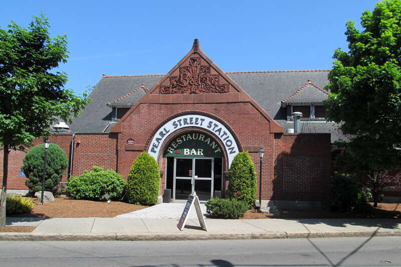 The former Pearl Street station, now a restaurant, in May 2012