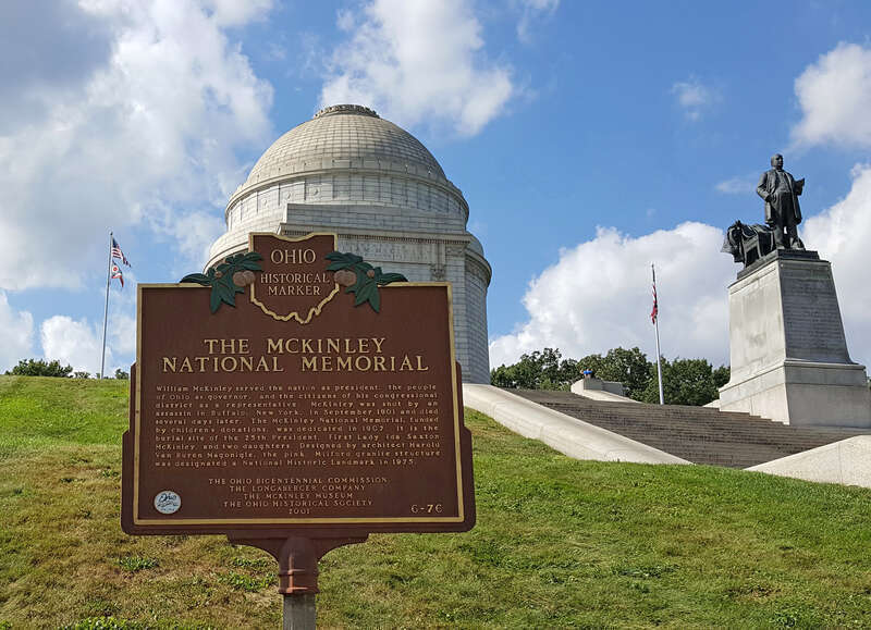 marker - McKinley Tomb