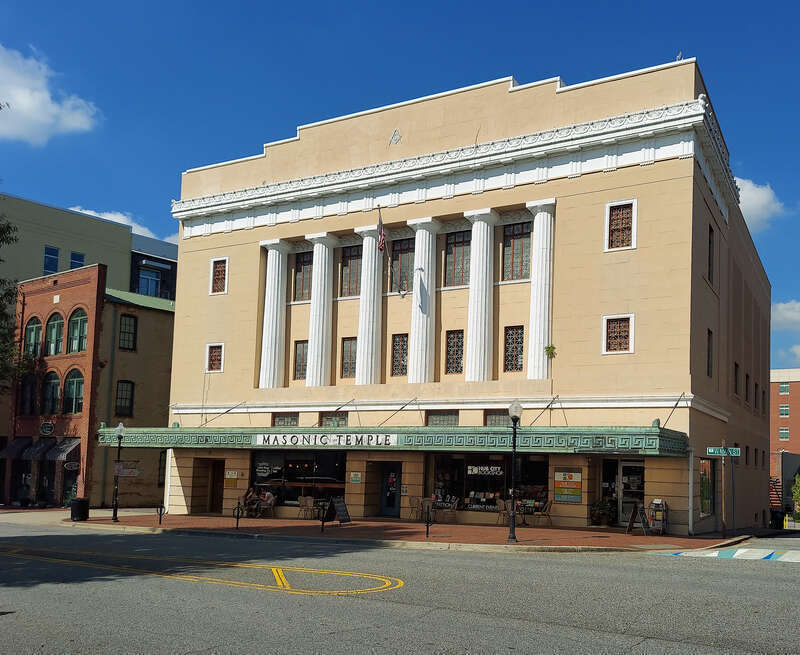 Front view of Masonic Temple
188 W. Main St., Spartanburg