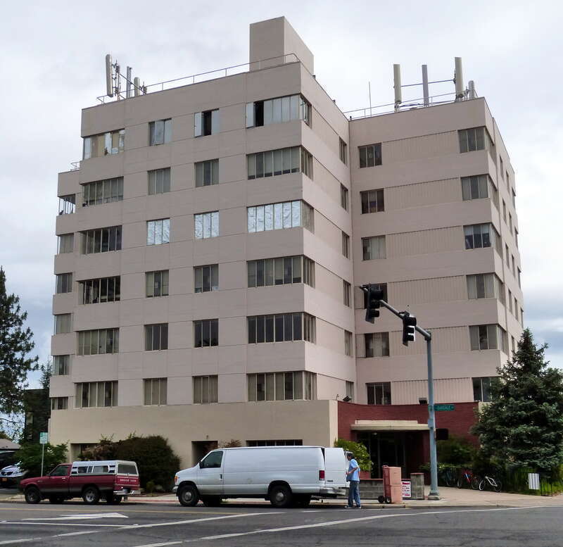 The historic Medford Plaza Apartments (built 1951), located at 235 South Oakdale Avenue in Medford, Oregon, United States, is listed on the US National Register of Historic Places.





This is an image of a place or building that is listed on the