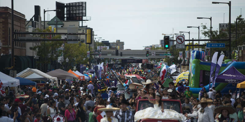 Minneapolis, Minnesota
September 18, 2016
Lake Street was closed from Portland Avenue to 2nd Avenue for Mexican Independence Day celebrations. On September 16, 1810, Miguel Hidalgo y Costilla gave a speech urging people to to revolt against Spanish