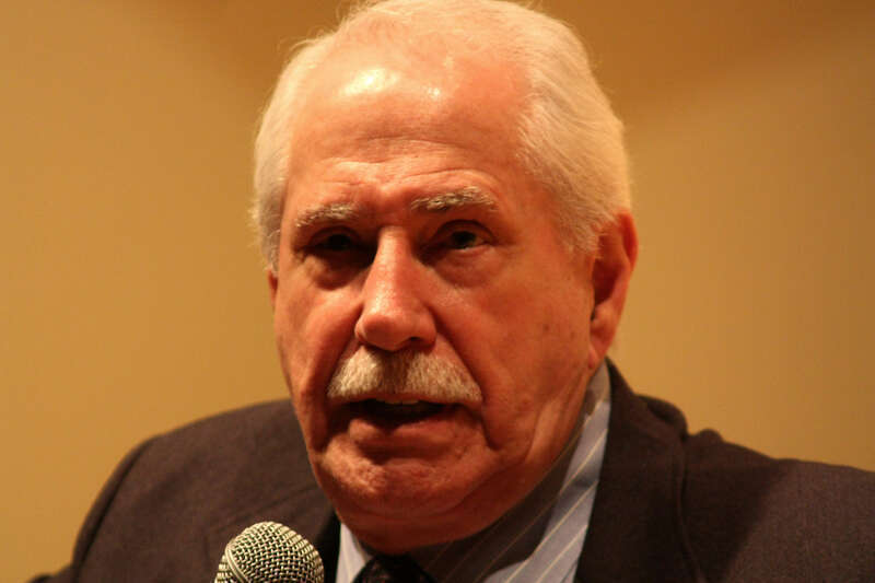 Former United States Senator and former presidential candidate Mike Gravel speaking at Ball State University in Muncie, Indiana.

Please attribute to Gage Skidmore if used elsewhere.