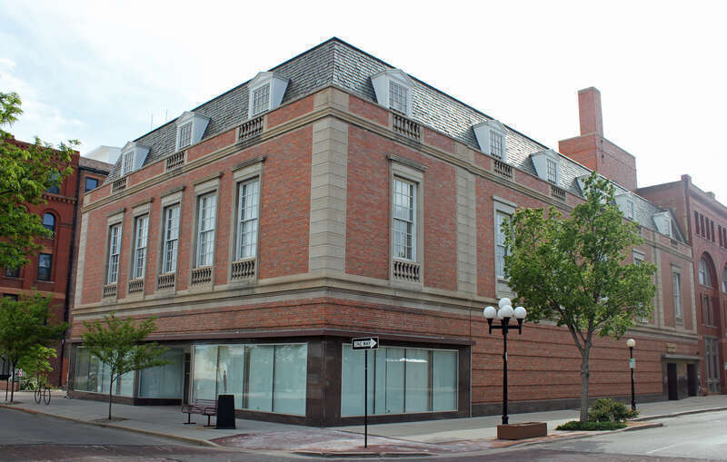 The Montgomery Ward Building, located at 225 North Main Street in Pueblo, Colorado. The property is listed on the National Register of Historic Places.
