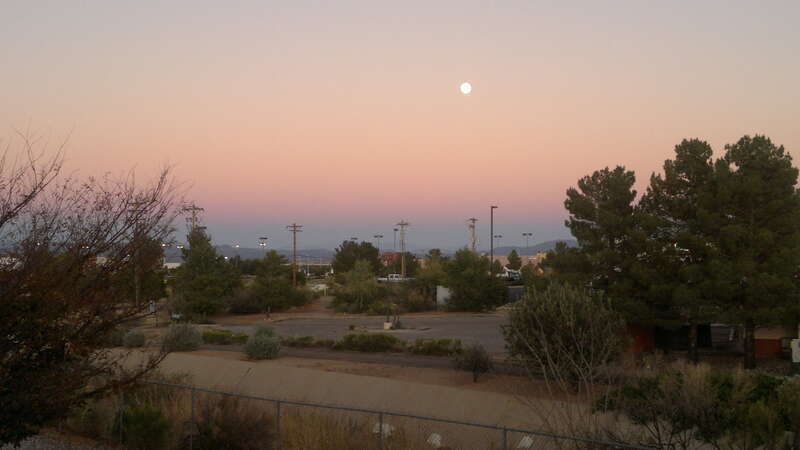 Moon over Sierra Vista