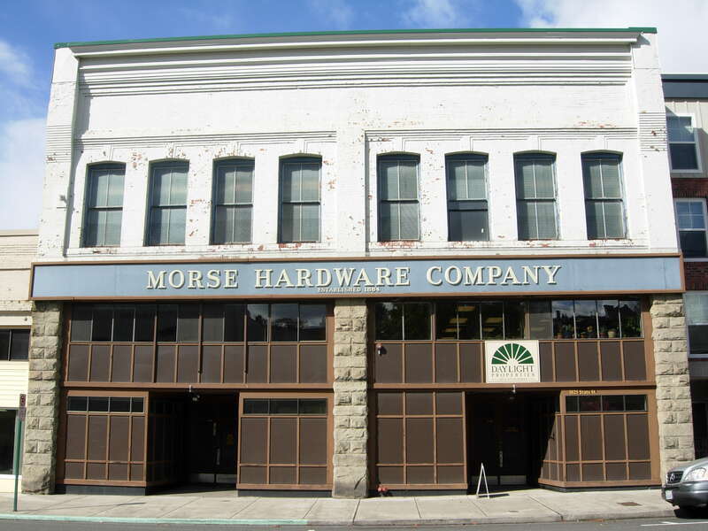 The Morse Hardware building in Bellingham, Washington