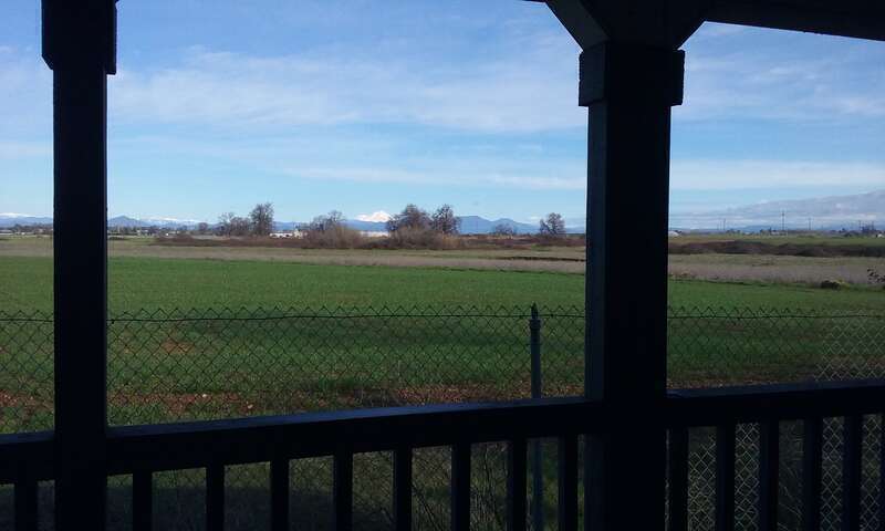 Mt. Shasta in Redding, Northern California. Covered in Snow.