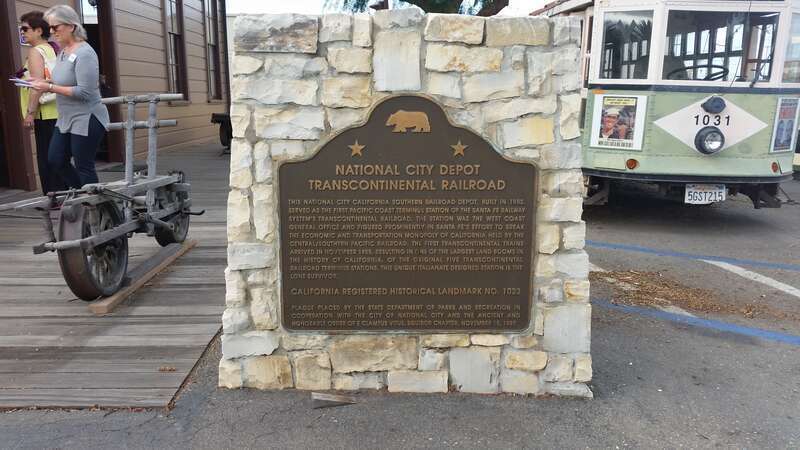 A plaque for California Registered Historical Landmark No. 1023