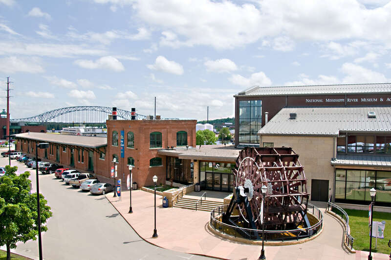 The National Mississippi River Museum and Aquarium in Dubuque, Iowa.