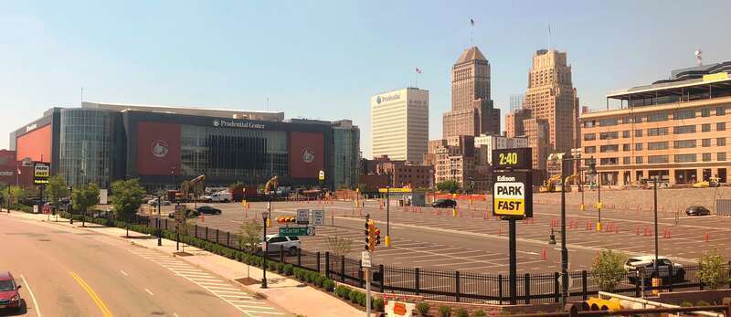 Prudential Center in downtown Newark, New Jersey