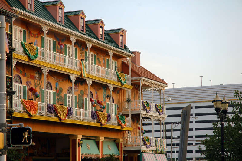New Orleans-style façade, Showboat Hotel, Atlantic City, 2007