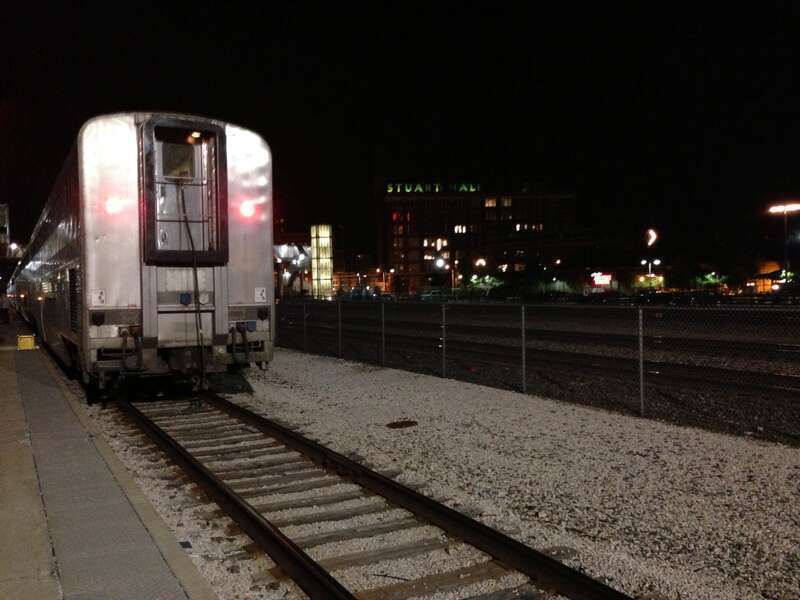 Don't stray far from the train