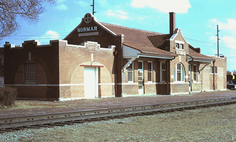 Norman station in March 1973