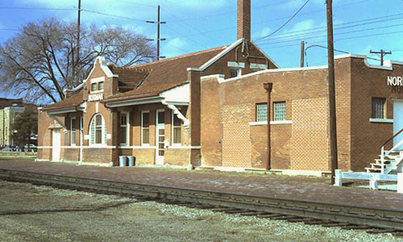 Norman station in March 1973