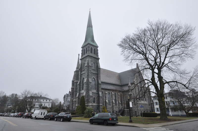 Cathedral of Saint Patrick, Chelsea Parade Historic District, Norwich, Connecticut.