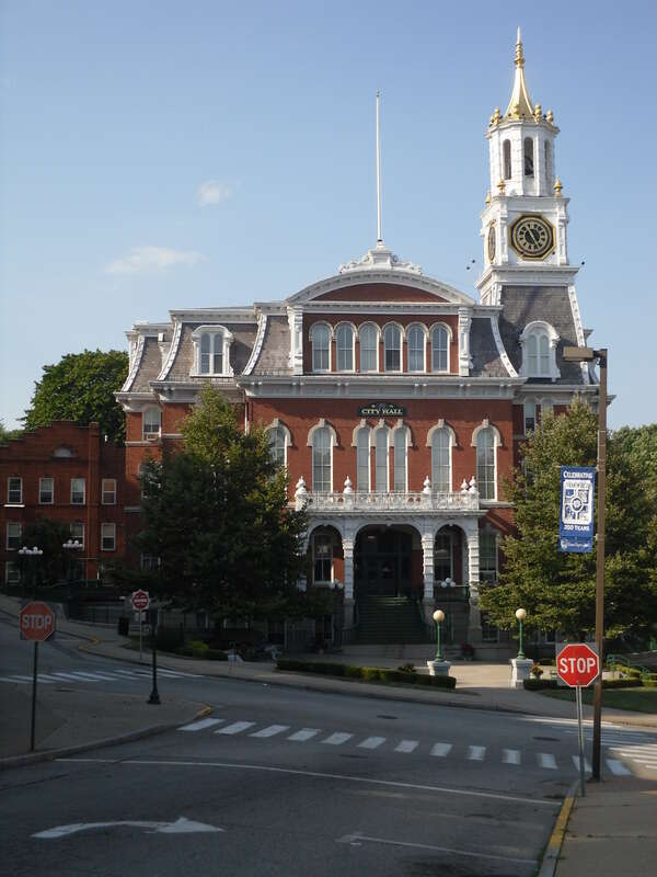 Norwich city hall, Connecticut, USA.