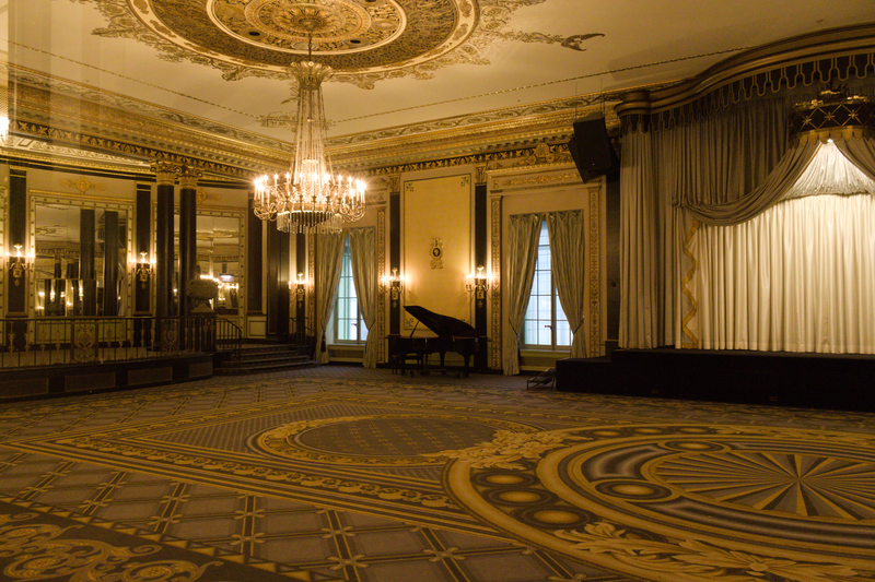 The private venue room in the Palmer House in Chicago, IL