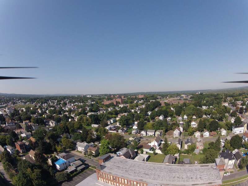 parking lot next to the utica brewery 8
