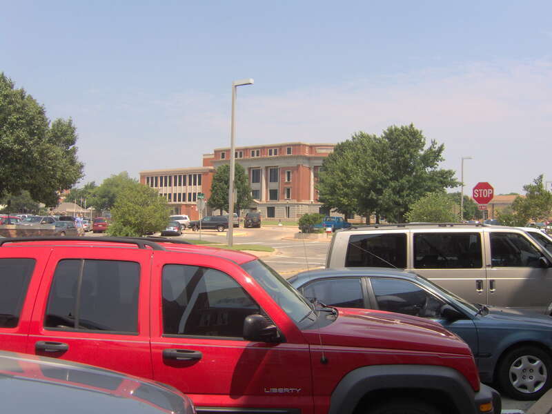 Southern side of the Payne County Courthouse, located at 606 S. Husband Street in Stillwater, Oklahoma, United States.  Built in 1917, it is listed on the National Register of Historic Places.
