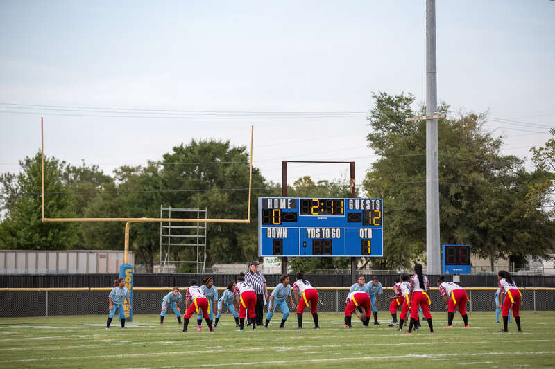 The Powder Puff League is another initiative sponsored by the Police and Recreation Department in conjunction with the Police’s Cops Athletic Program. Teams are coached by NCPD Officers who were former football players in high school and