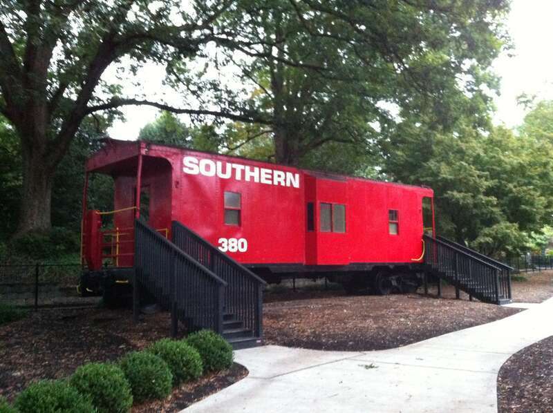 Pullen Park Childrens Railroad Oct 2013 Southern 380 Caboose
