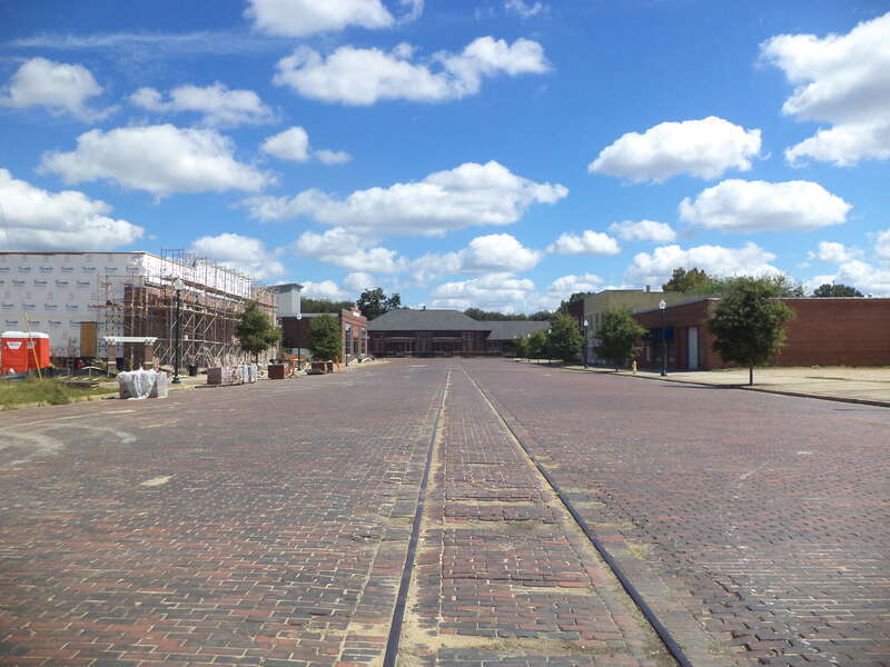 RR Tracks heading East on Roosevelt St, Albany, Dougherty County, Georgia