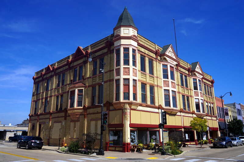 The YMCA Building in Racine, Wisconsin (United States).
