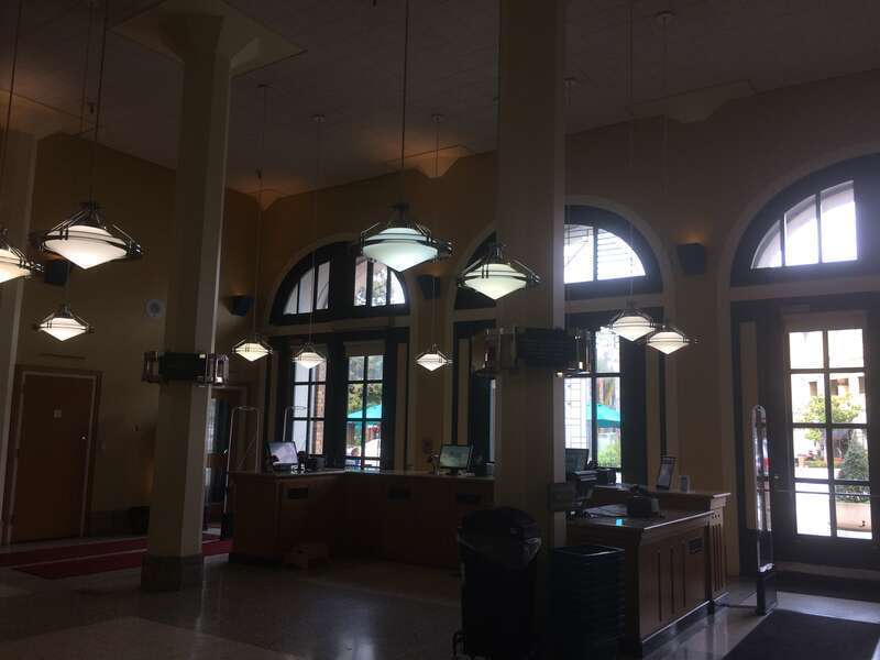 Interior of Main Downtown Library in Redwood City, California