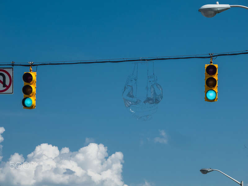 500px provided description: Baltimore artist Reed's installation near Druid Lake. [#Art ,#City ,#Sculpture ,#Baltimore ,#Reed ,#Wire ,#Outsider ,#Jason Knauer]