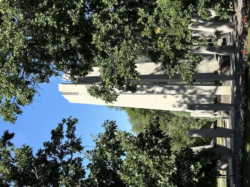 North Dakota Medal of Honor Memorial near the entrance into the Roosevelt Park Zoo in Minot, North Dakota.