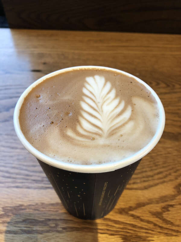 Rosetta latte art