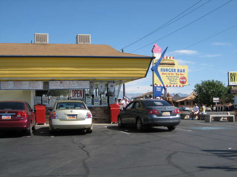 Guy Fieri did this place on his &quot;Diners Drive-ins and Dives&quot; show, but it really isn't any better than any other small burger joint.
