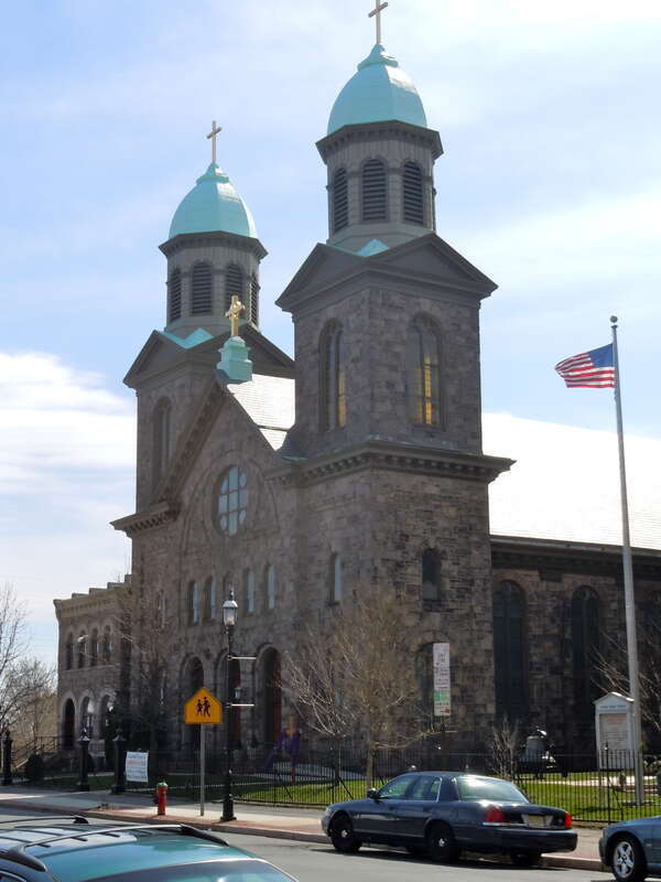 Sacred Heart Church on the NRHP since May 2, 2002 at 343 Broad St., Trenton, New Jersey