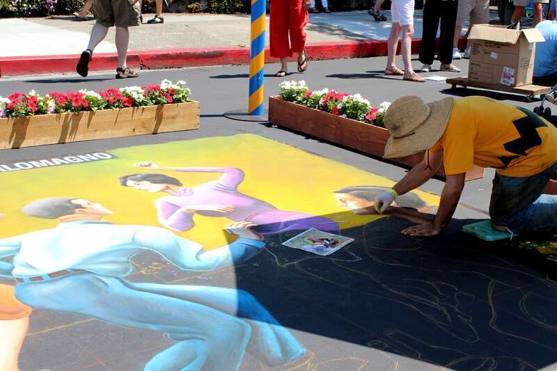 San Rafael, CA USA - Italian Street Painting Festival