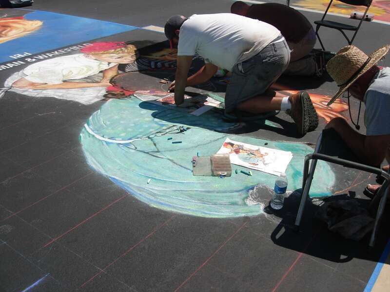 San Rafael, CA USA - Italian Street Painting Festival