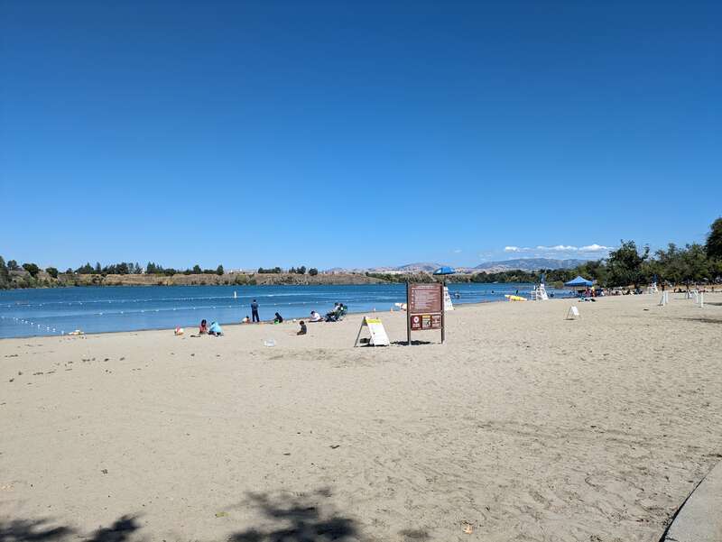 Shadow Cliffs Regional Recreation Area in Alameda County, California, United States.