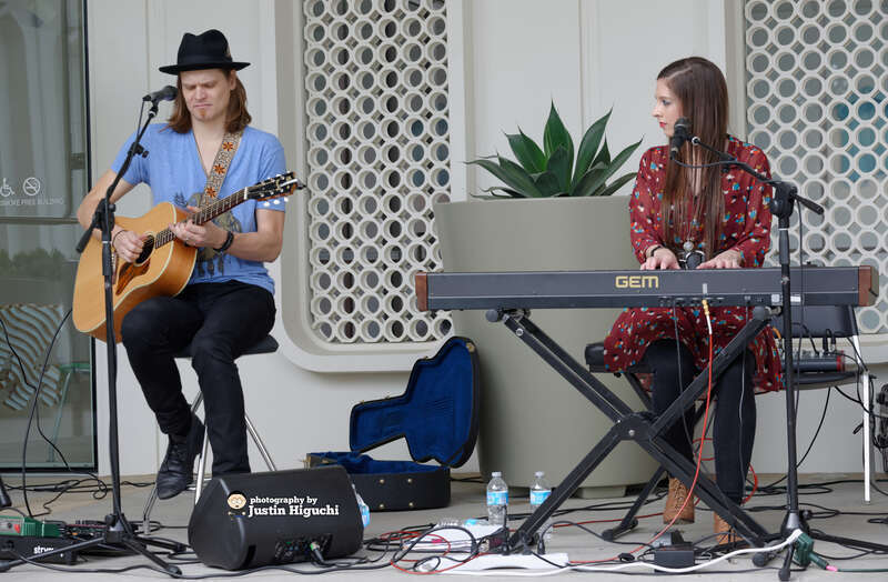 Shane Henry &amp;amp; Maggie McClure performing live at the Brand Library &amp;amp; Art Center in Glendale California on Sunday April 13th, 2014.