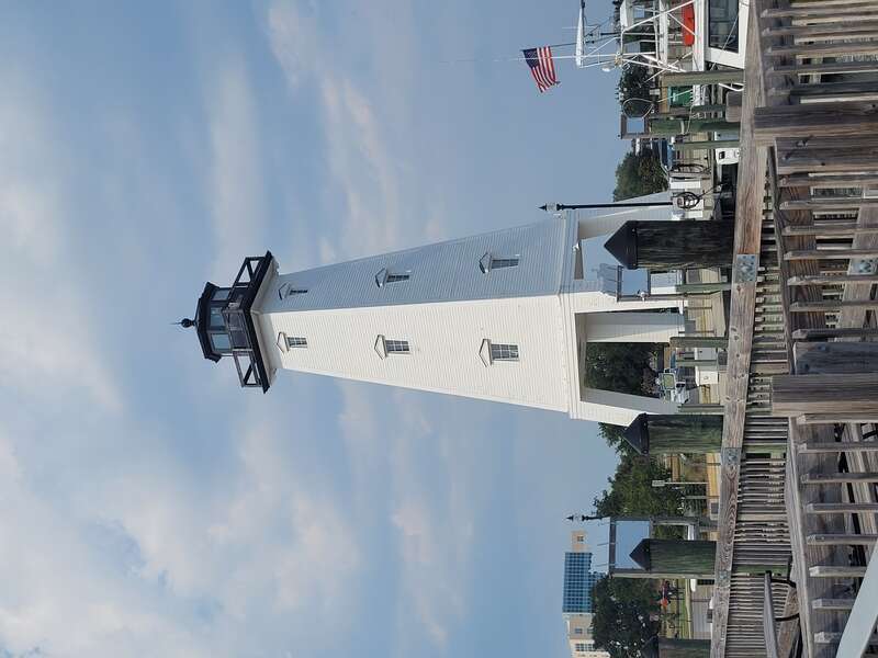 Ship Island Lighthouse Replica in Gulfport, MS built in 2011 in time for the opening of Jones Park in 2012.