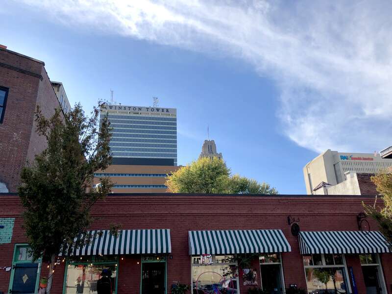Skyline from Patterson Avenue, Winston-Salem, NC