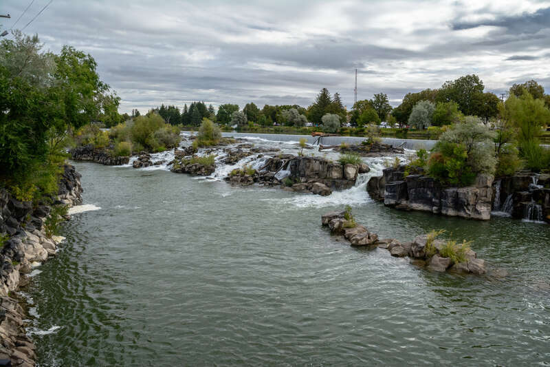 Snake River in Idaho Falls, Idaho