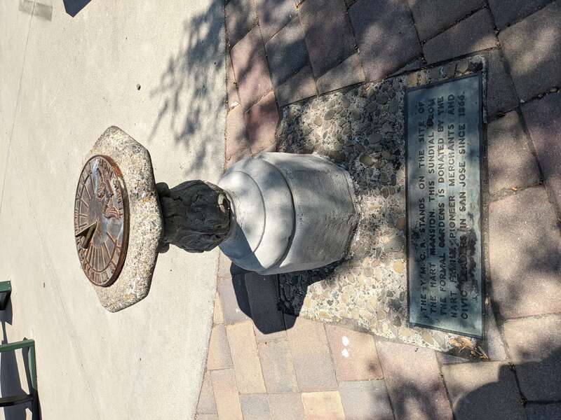 Donated by the Hart Family, whose mansion stood at the site presently occupied by the Central YMCA of Silicon Valley