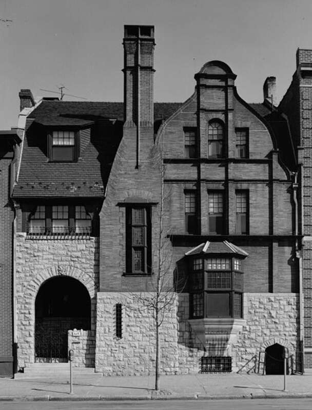 Dr. Henry Genet Taylor House and Office, 305 Cooper Street, Camden, New Jersey (1884-86), Wilson Eyre Jr., architect.