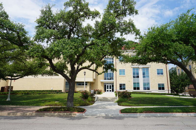 The Annie Richardson Bass Building on the campus of Texas Christian University in Fort Worth, Texas (United States).