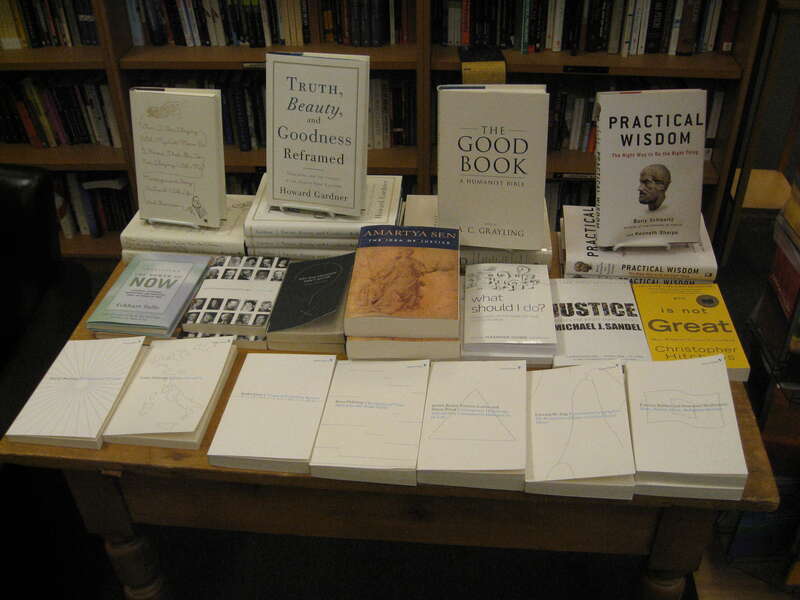 I always like seeing the care that my local bookstore, Third Place Books, takes in displaying books. While none of these interested me enough to bring them home, I kept looking.
I bought a used copy of Posterior Analytics by Aristotle  translated and