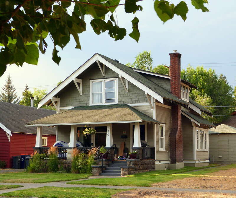 The historic Oscar and Hazel Thorson House (built 1910), located at 510 Northwest Delaware Avenue in Bend, Oregon, United States, is listed as a contributing resource in the Old Town Historic District. The historic district is listed on the US