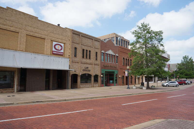 Ferguson Street in Tyler, Texas (United States).