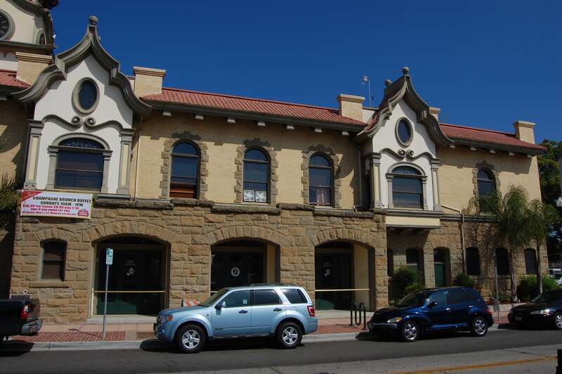 The original Gilroy City Hall. built in 1905. 7400 Monterey Street. Gilroy, California, United States.