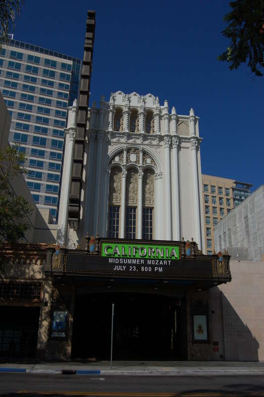 Fox theater (California theater). Spanish Baroque style, built circa 1927. 345 South First Street. San Jose, California, USA