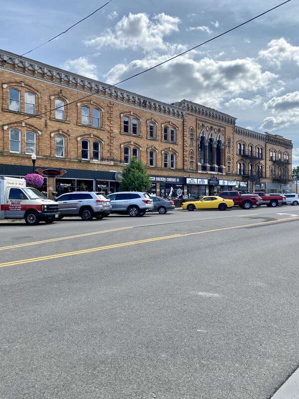 Built in 1902-03, this Venetian Gothic Revival-style building caught fire shortly after its completion, with it being rebuilt in 1904.  Known as the Union Block, the building has housed various businesses and organizations, including the